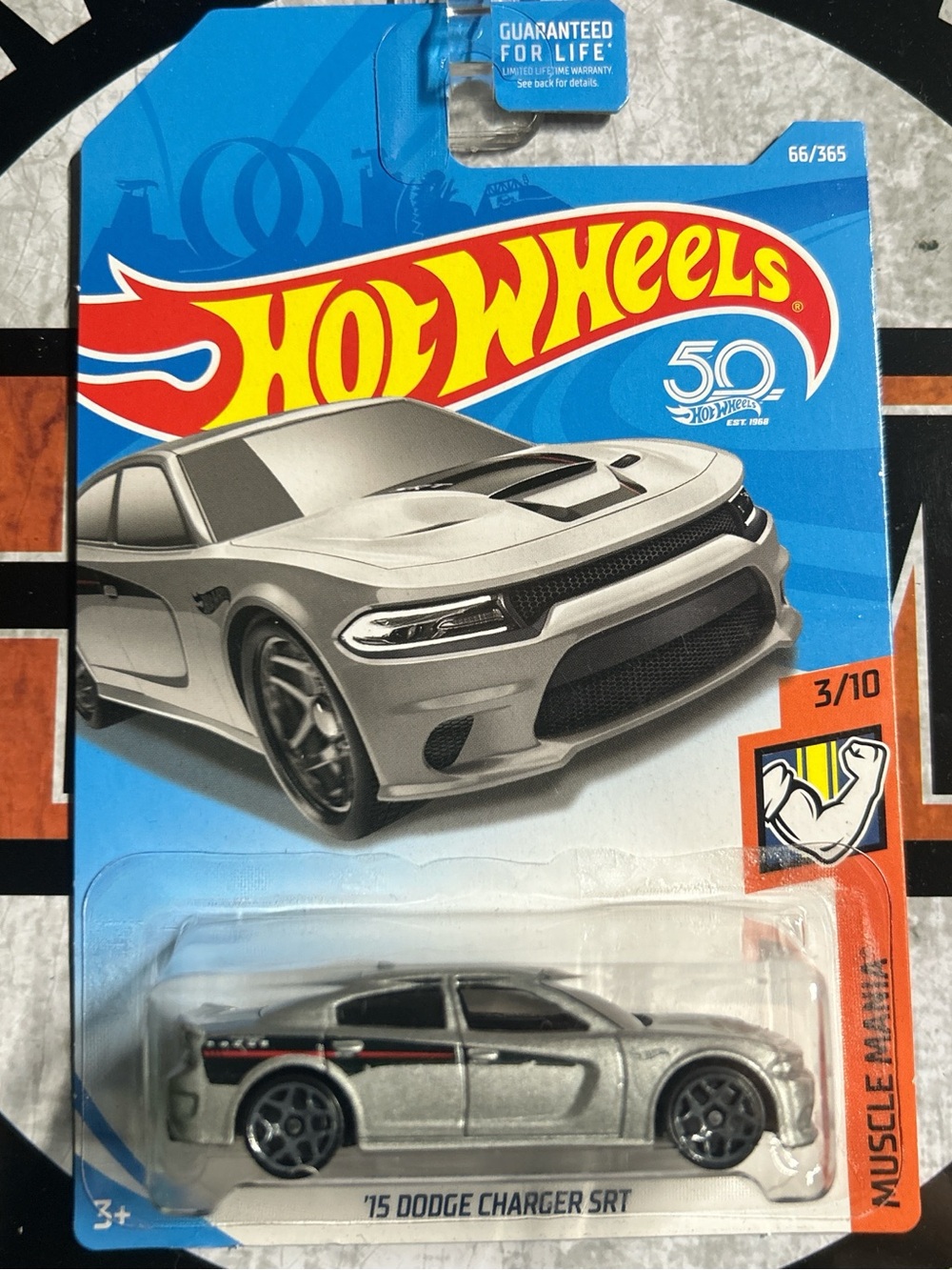 Hot Wheels '15 Dodge Charger SRT Toy Car - Silver